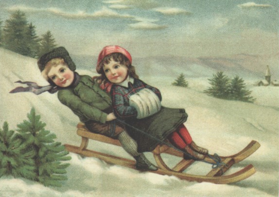 Julkort Cissi